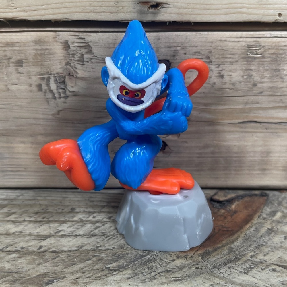 The Croods 2 Punch Monkey 2020 Action Figure Blue Burger King Kids Meal Doll Toy
